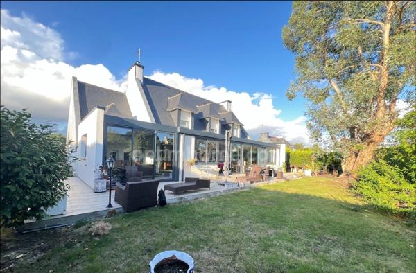 Trégunc : Proche mer, maison familiale 5 chambres avec grand terrain paysager – Sud Finistère -