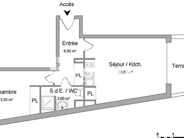 Location Appartement 2 pièces 44.5 m² - 17 AVENUE DE TREMEAC La Baule 44500