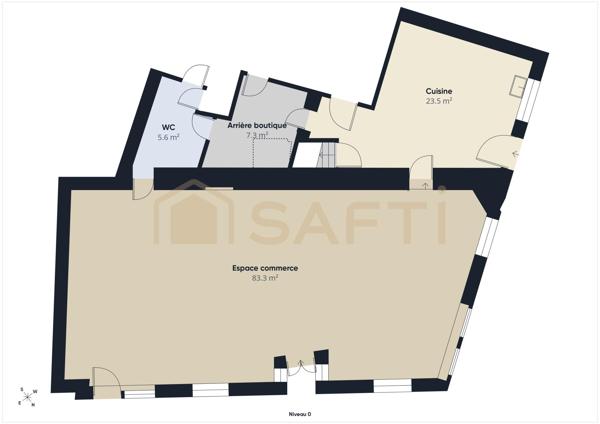 Immeuble complet + fonds de commerce