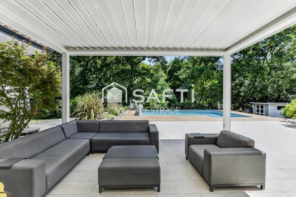 Maison contemporaine-T6-Rouffiac-Tolosan-Piscine