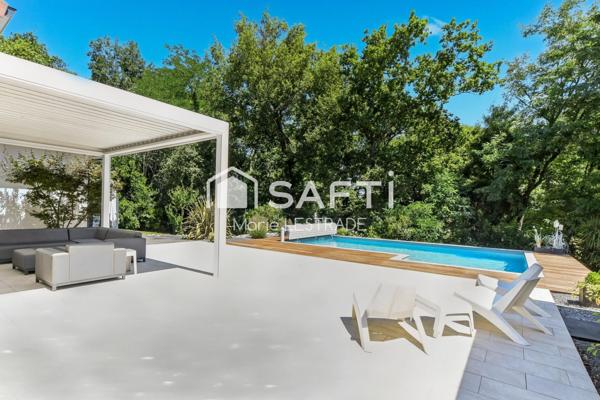 Maison contemporaine-T6-Rouffiac-Tolosan-Piscine