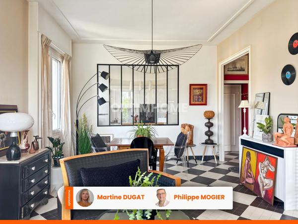 Rare à Vichy, Duplex 1er et 2ème étage avec toit terrasse, 2 garages et caves