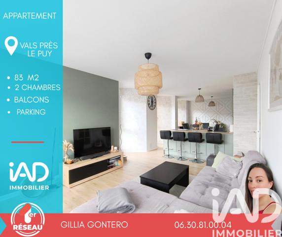 Appartement à vendre 4 pièces 83 m² Vals-près-le-Puy