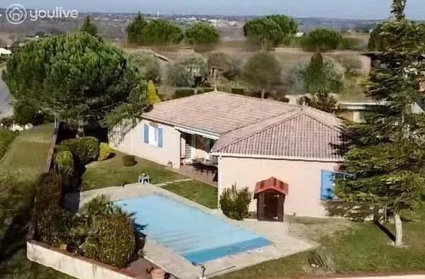 Villa Piscine vue Pyrénées