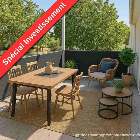 Vente appartement 2 pièces de 42.45m²