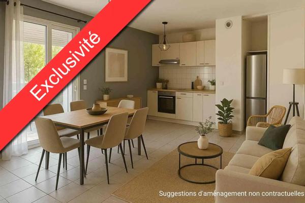 Vente appartement 2 pièces de 42.45m²