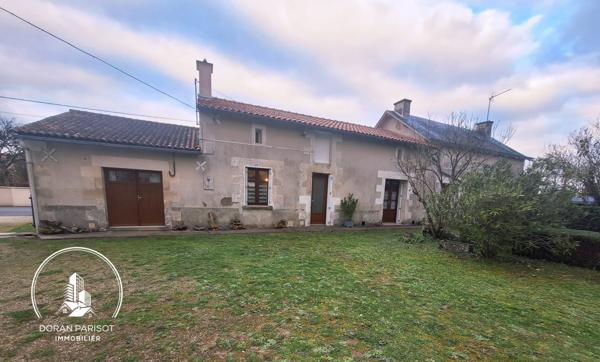 Sèvres-Anxaumont (86800) Maison en pierre à rénover à Sèvres-Anxaumont (84 m²), avec grand terrain et dépendances