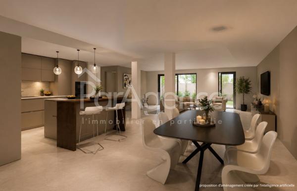 Appartement d'exception type loft avec jardin privatif Roy