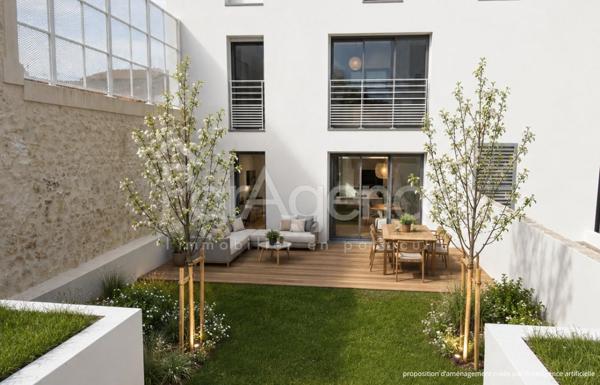 Appartement d'exception type loft avec jardin privatif Roy