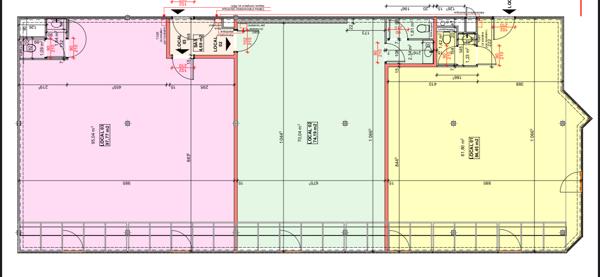 Bureaux entre GRAND CAMP et BERGEVIN 256,41 m2