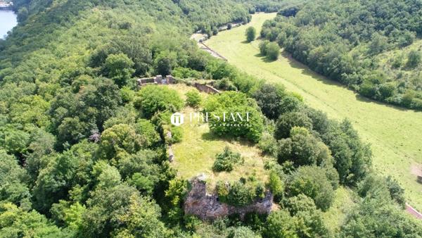 Ferme et château médiéval à restaurer. Superbe propriété foncière de 47 hectares dominant la vallée et la rivière Dordogne., LALINDE