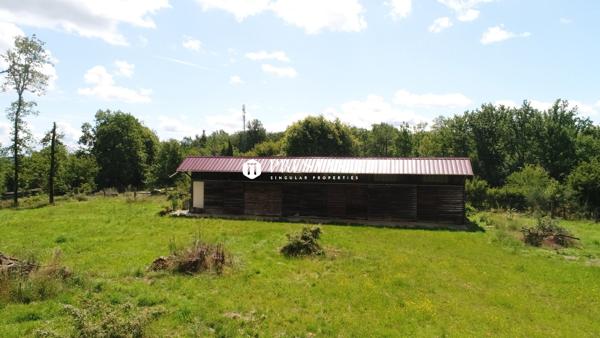 Ferme et château médiéval à restaurer. Superbe propriété foncière de 47 hectares dominant la vallée et la rivière Dordogne., LALINDE