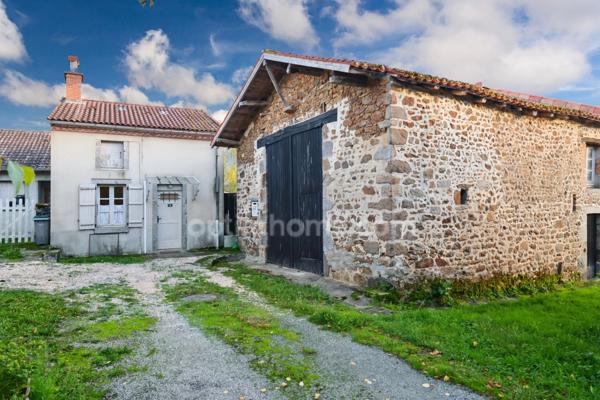 Maison 5 pièces 85 m² plain pied - 2 chambres - sur parcelle terrain de 900 m² + grange MAGNAC LAVAL (87)