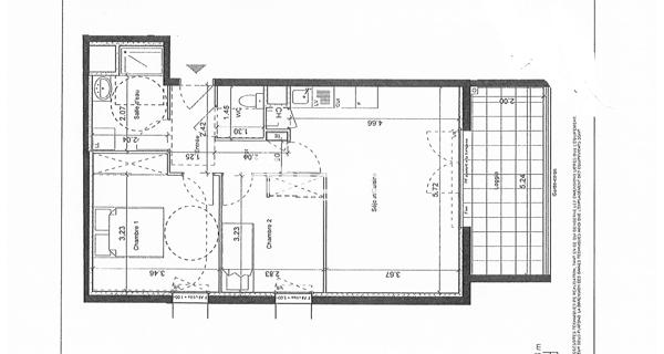 Location Appartement 3 pièces 56.7 m² - Monteux 84170