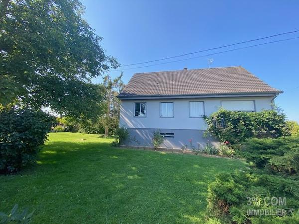 3%.COM Maison de plain pied avec 3 chambres sur terrain de 9.93 ares Bossendorf (67270)