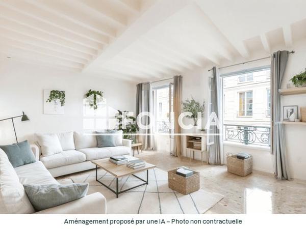 À vendre Appartement 2 pièces 48.32 m² - Paris 75001