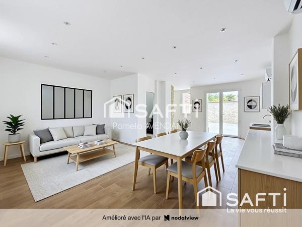 Maison de ville entièrement rénovée – Vue sur la Marne – La Varenne Saint-Hilaire