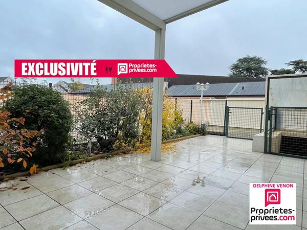 Exclusivité - Appartement  T3  en rez de jardin avec terrasse, cave et parking dans le centre ville de Châteauneuf Sur Loire