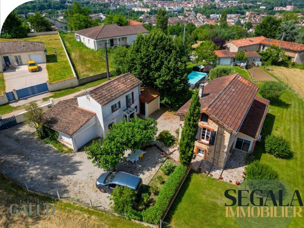 Carmaux (81400) Maison avec gîte sur les hauteurs de Carmaux