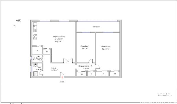 Appartement à vendre 3 pièces 58 m² Toulon