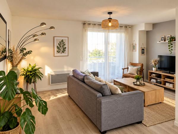 Appartement Nantes 3 pièce(s) 61.66 m2