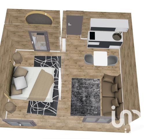 Appartement 2 pièces de 29 m² à Ax-les-Thermes (09110)