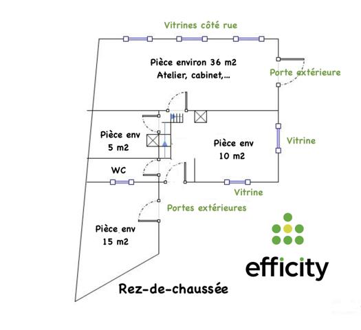 Immeuble 10 pièces - 210 m²