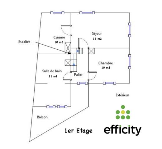 Immeuble 10 pièces - 210 m²