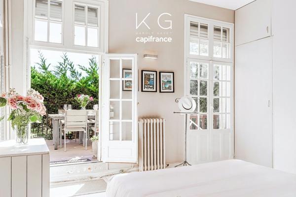 Deauville hypercentre, proche du casino, appartement de charme 83 m2 avec 2 chambres (3 possibles) dans une villa typique deauvillaise