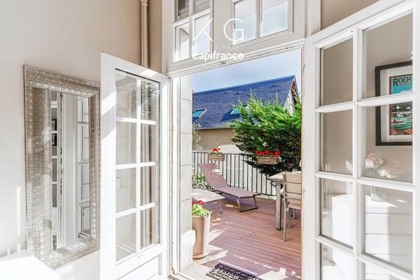 Deauville hypercentre, proche du casino, appartement de charme 83 m2 avec 2 chambres (3 possibles) dans une villa typique deauvillaise