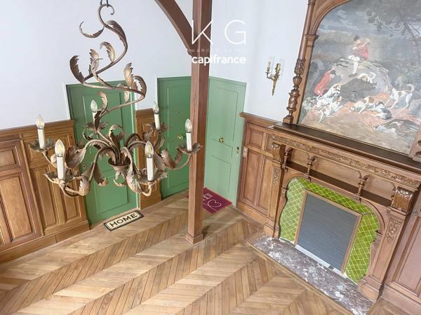 Deauville hypercentre, proche du casino, appartement de charme 83 m2 avec 2 chambres (3 possibles) dans une villa typique deauvillaise