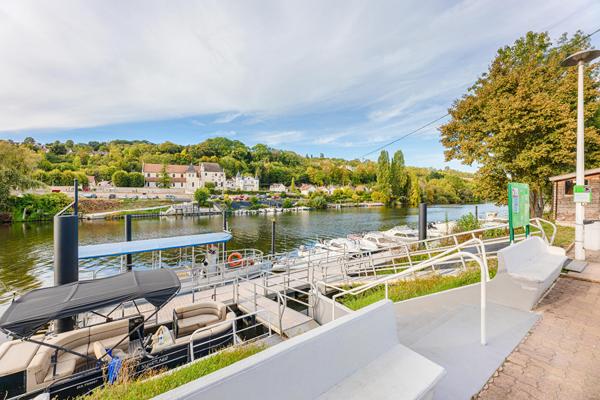 Chalet au bord de l’eau, Domaine de l’Ile Verte, Juziers