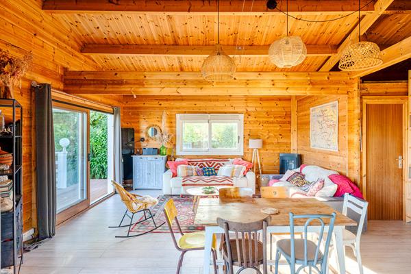 Chalet au bord de l’eau, Domaine de l’Ile Verte, Juziers
