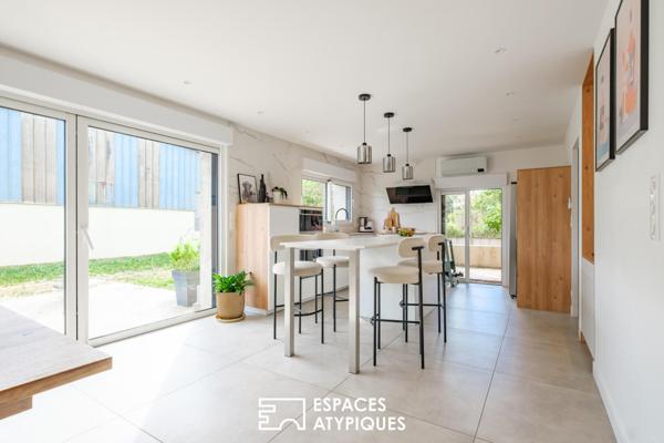 Deux habitations indépendantes et espace modulable en centre-ville