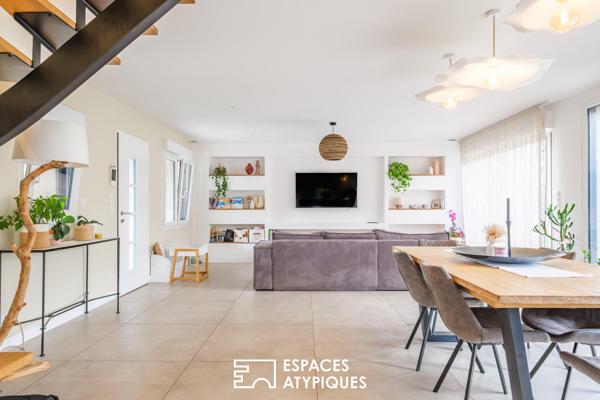 Deux habitations indépendantes et espace modulable en centre-ville