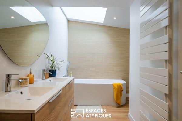 Deux habitations indépendantes et espace modulable en centre-ville