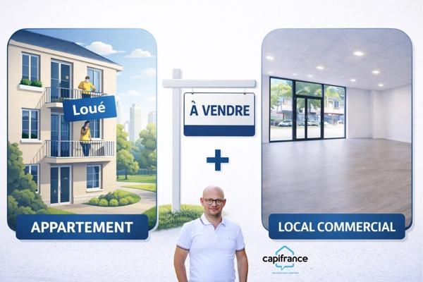 LE PONT DE BEAUVOISIN pour investisseur local commercial et appartement loués