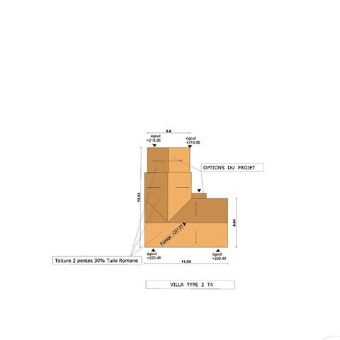 Villa individuelle plain-pied Olmeta Di Tuda 4 pièces 76 m2 - terrain 690 m2