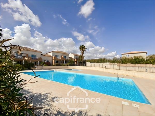 LINGUIZZETTA (20) Appartement à vendre 2 pièces 30,47 m2 avec piscine et terrasse