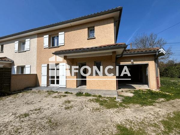 Location Maison 4 pièces 94.3 m² - 38 CHEMIN DE LA PETITE VERNE Toussieux 01600