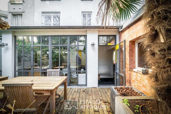 Maison Industrielle avec terrasse, quartier des Peupliers