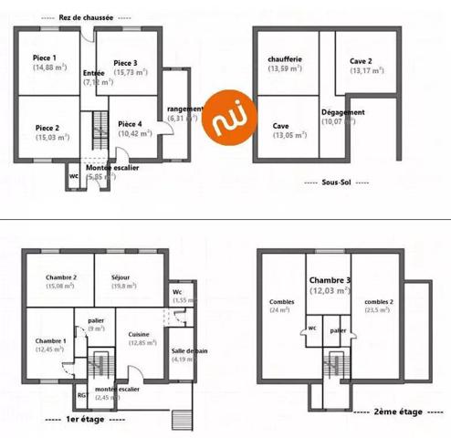 Maison à fort potentiel – 171 m² habitables sur 996 m² de terrain