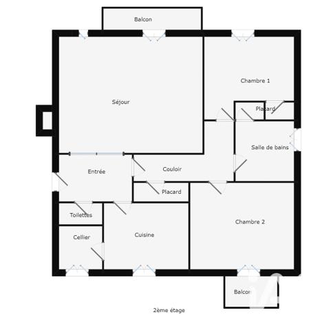 Appartement à vendre 3 pièces 64 m² Rambouillet