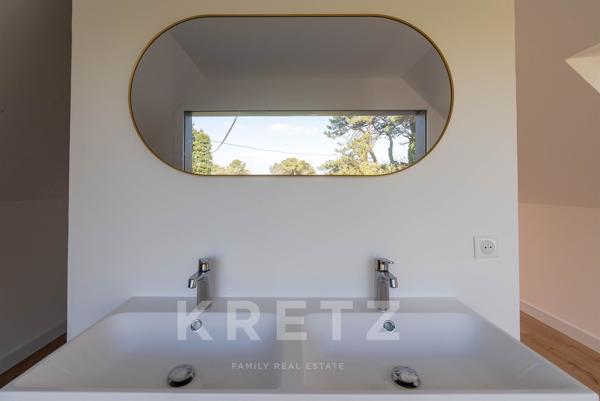 Maison contemporaine avec vue mer