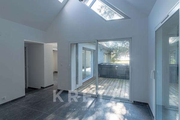 Maison contemporaine avec vue mer