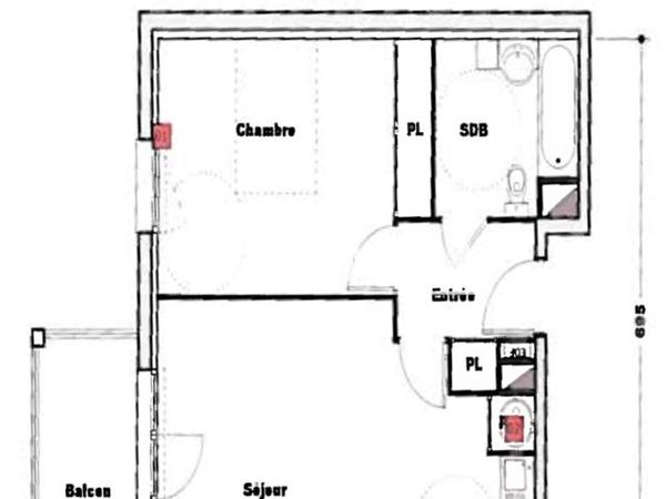 Location Appartement 2 pièces 45.65 m² - 1-3 ALLEE DE PERCEVAL Rambouillet 78120