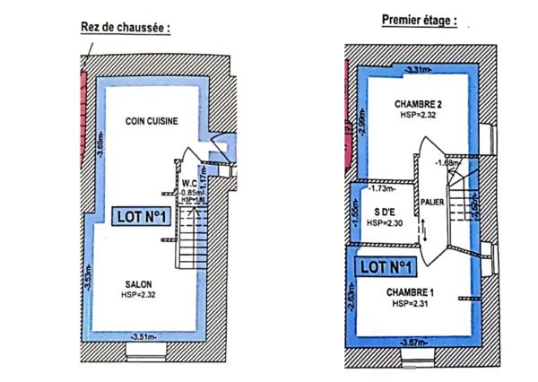 DUPLEX T3 - 45 M2 - BOUCAU (64340)