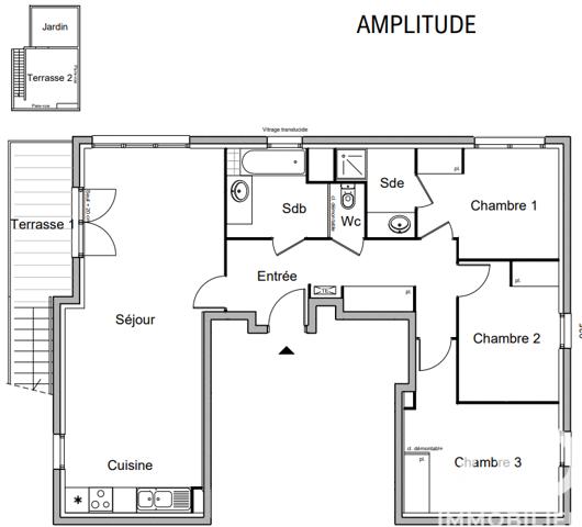 Appartement à vendre 4 pièces 87,7 m² Bezons