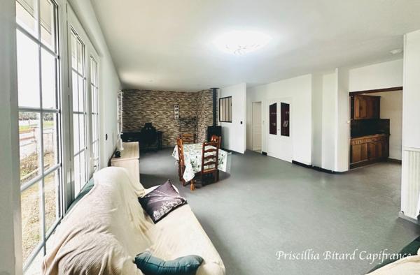 Maison de plain-pied avec terrain sans vis-à-vis