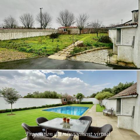 Maison de plain-pied avec terrain sans vis-à-vis